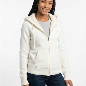 SO Cream Sherpa-Lined Zip Hoodie